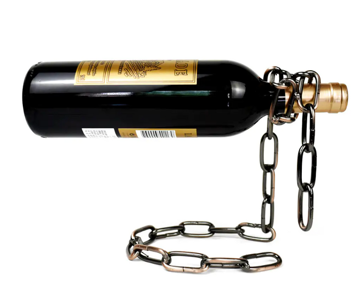 Magic Iron Chain Wine Bottle Holder